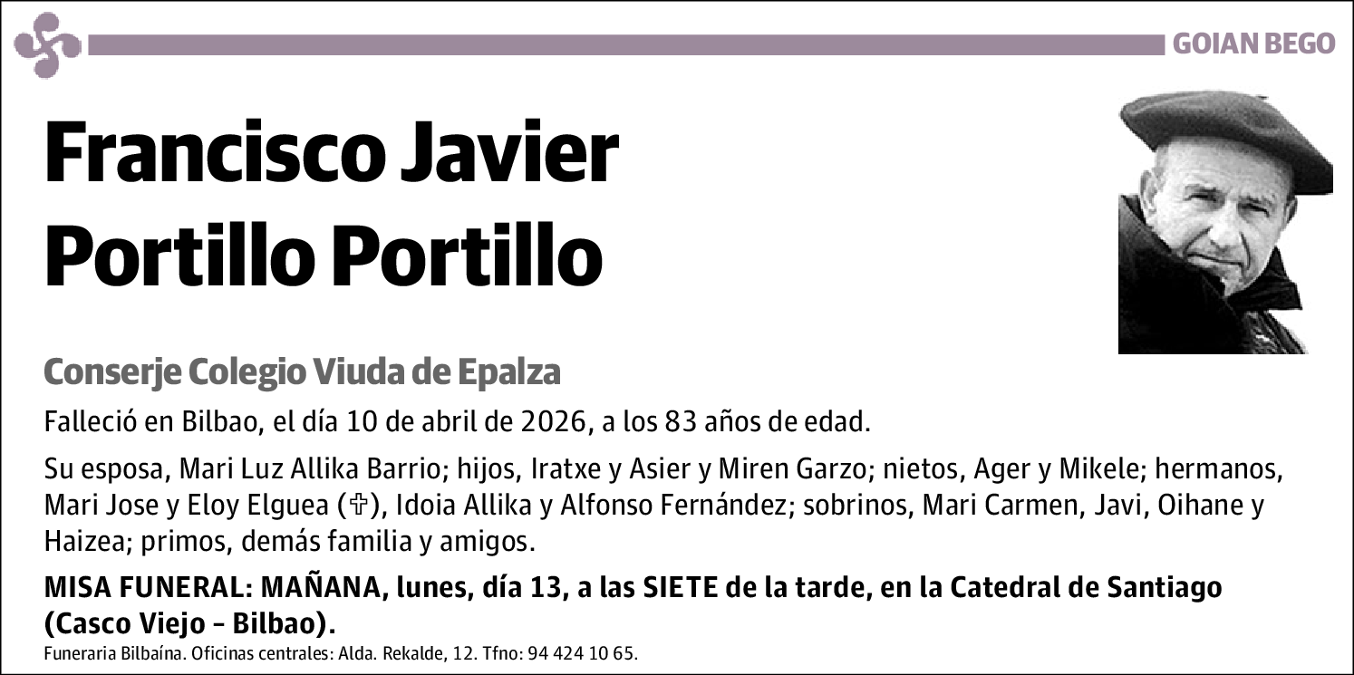 Francisco Javier Portillo Portillo