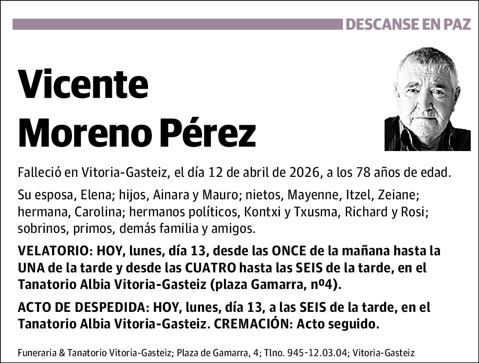 Vicente Moreno Pérez