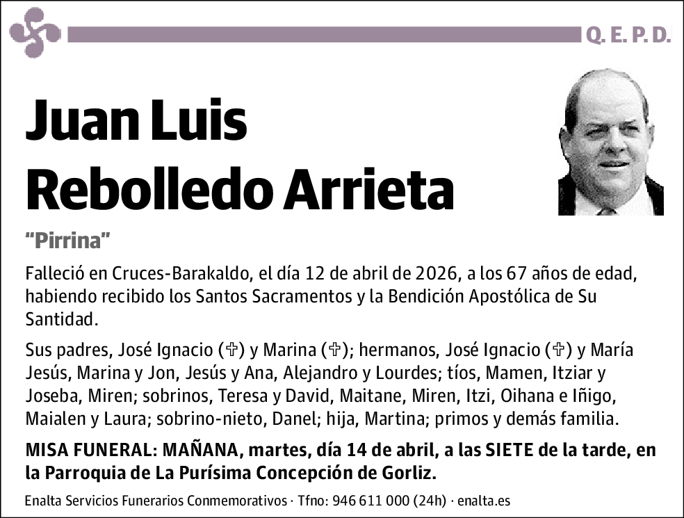 Juan Luis Rebolledo Arrieta