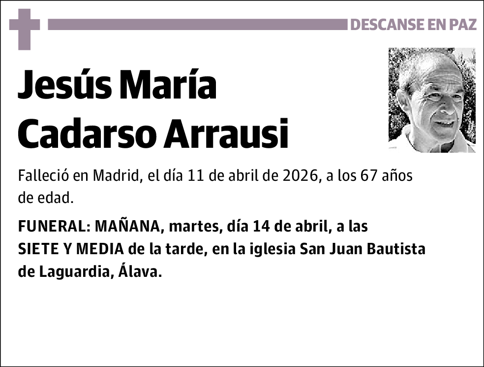 Jesús María Cadarso Arrausi