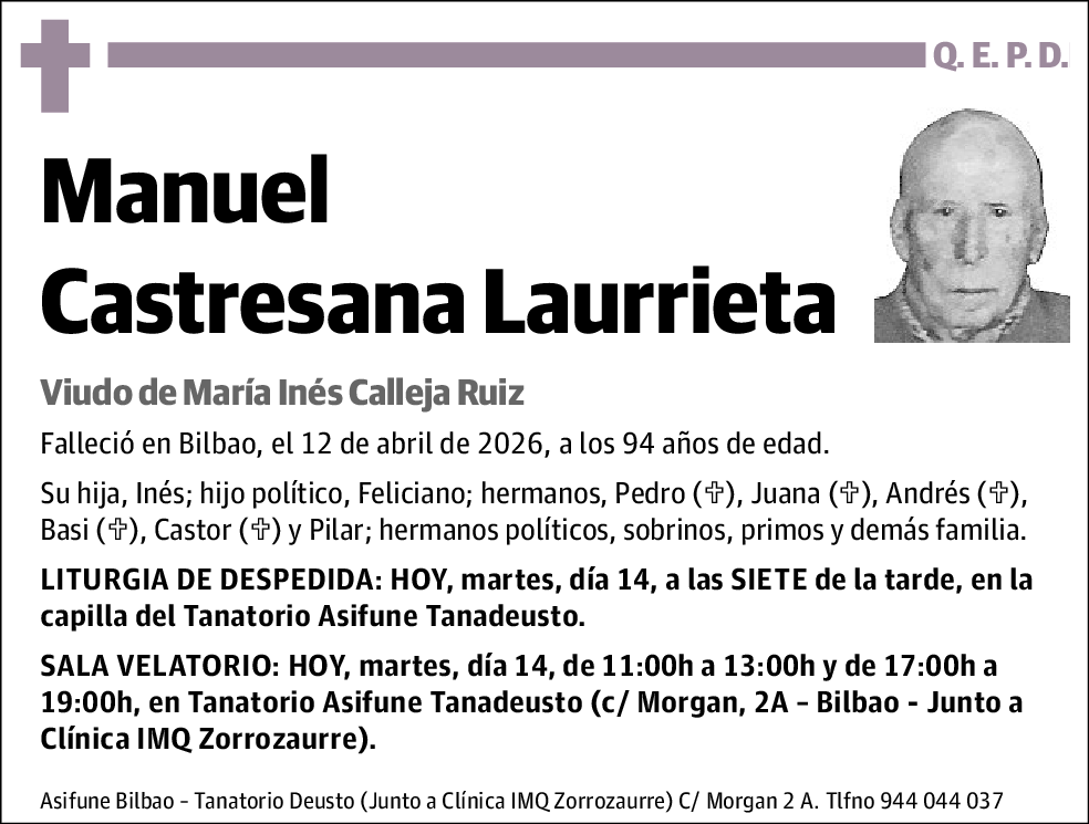 Manuel Castresana Laurrieta