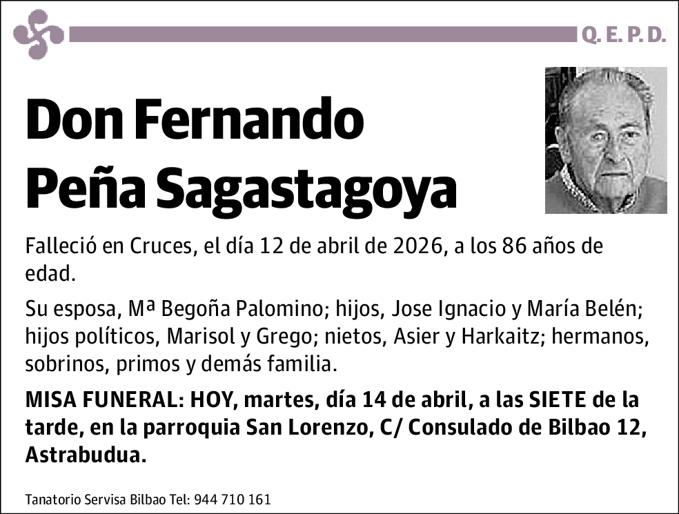 Fernando Peña Sagastagoya