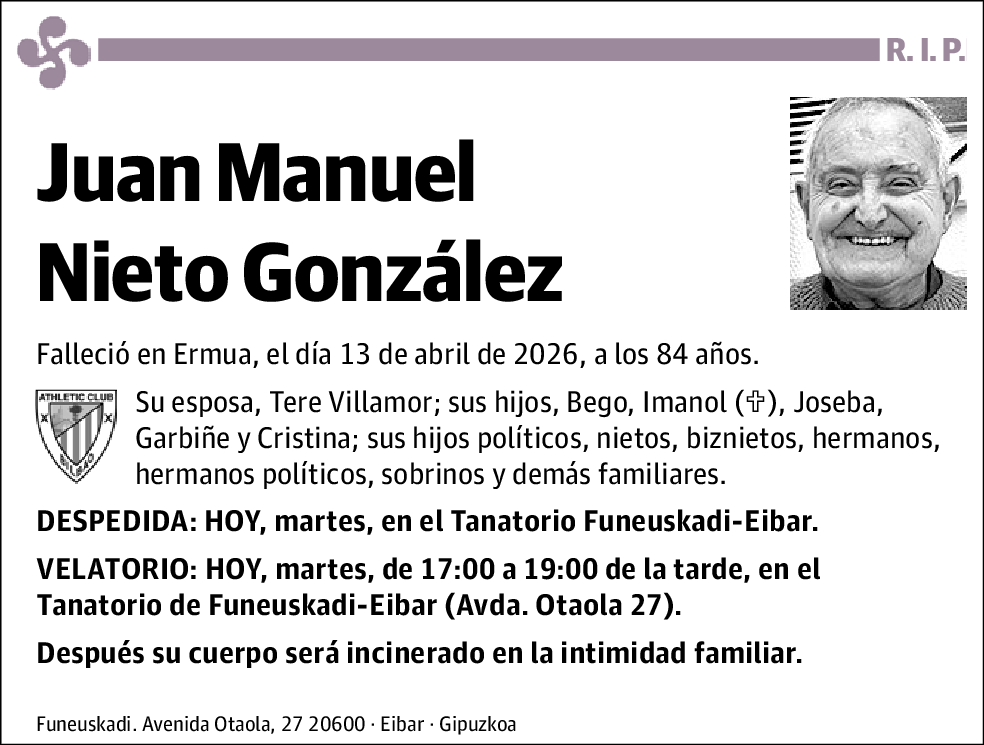 Juan Manuel Nieto Gonzalez