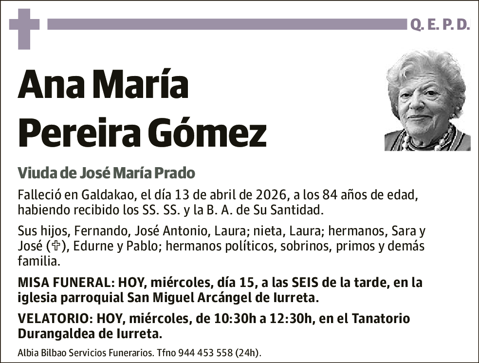 Ana María Pereira Gómez