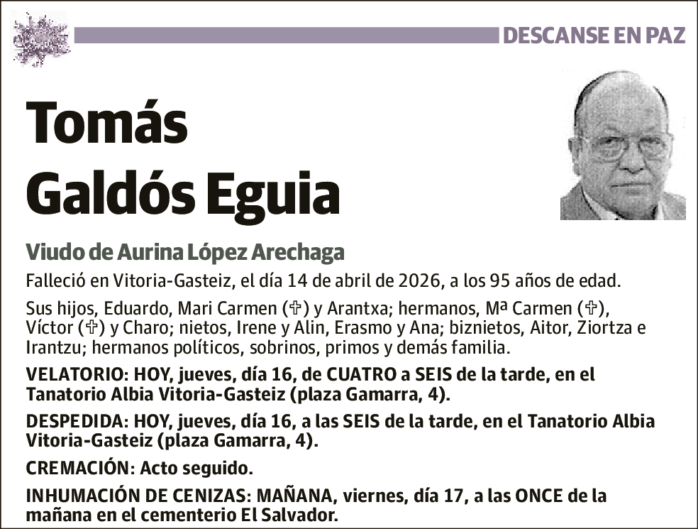 Tomás Galdós Eguia