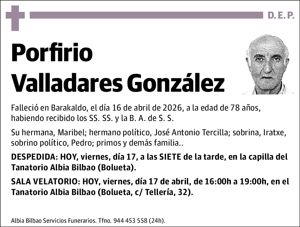 Porfirio Valladares González