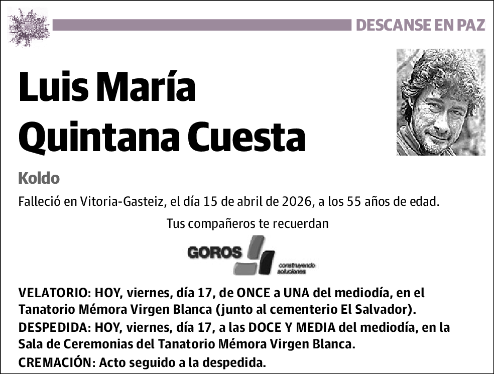 Luis María Quintana Cuesta