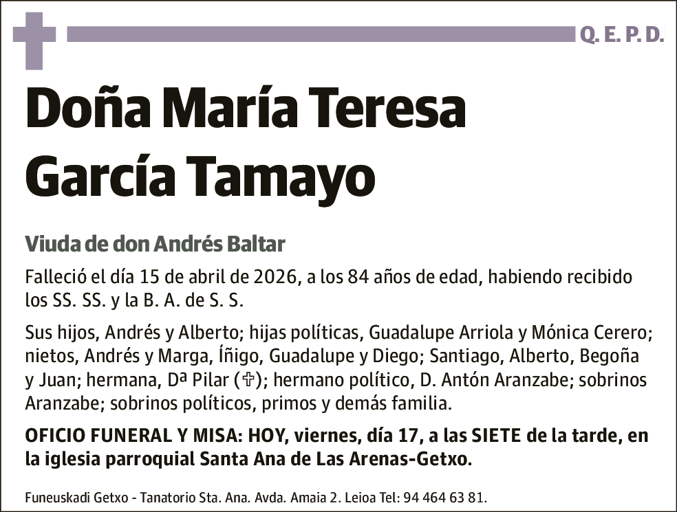 María Teresa García Tamayo