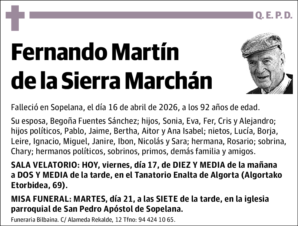 Fernando Martín De La Sierra Marchán