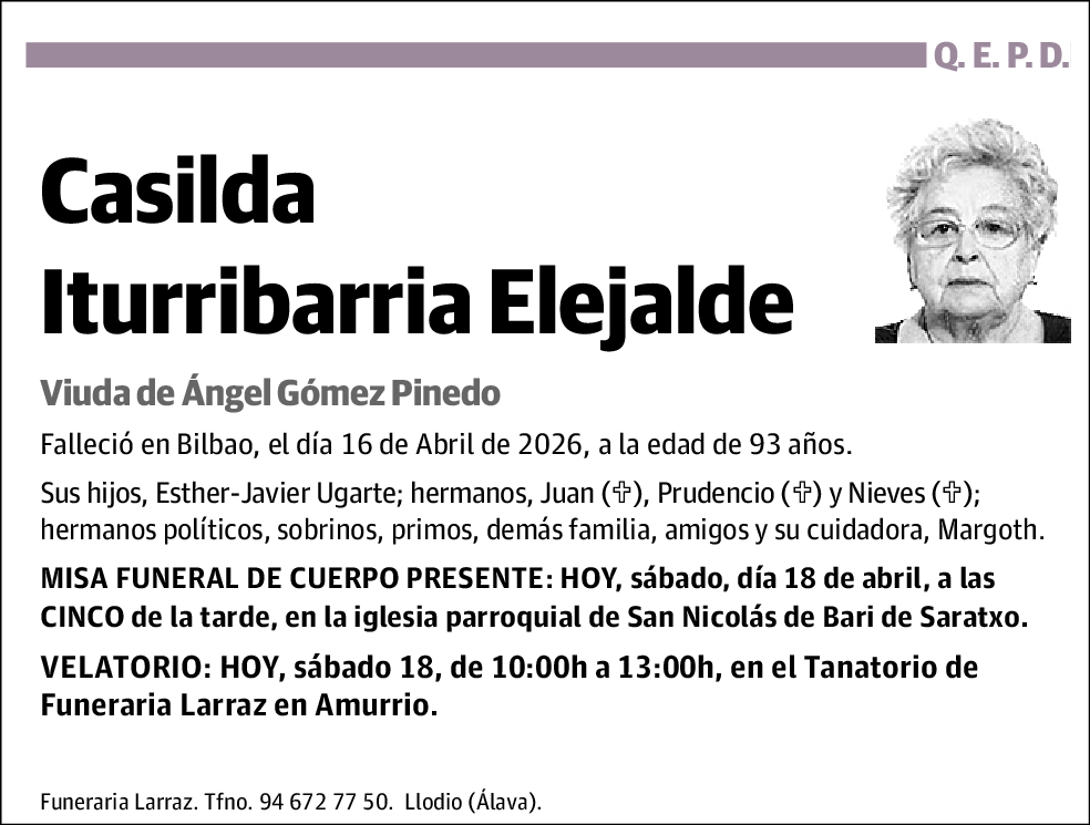 Casilda Iturribarria Elejalde