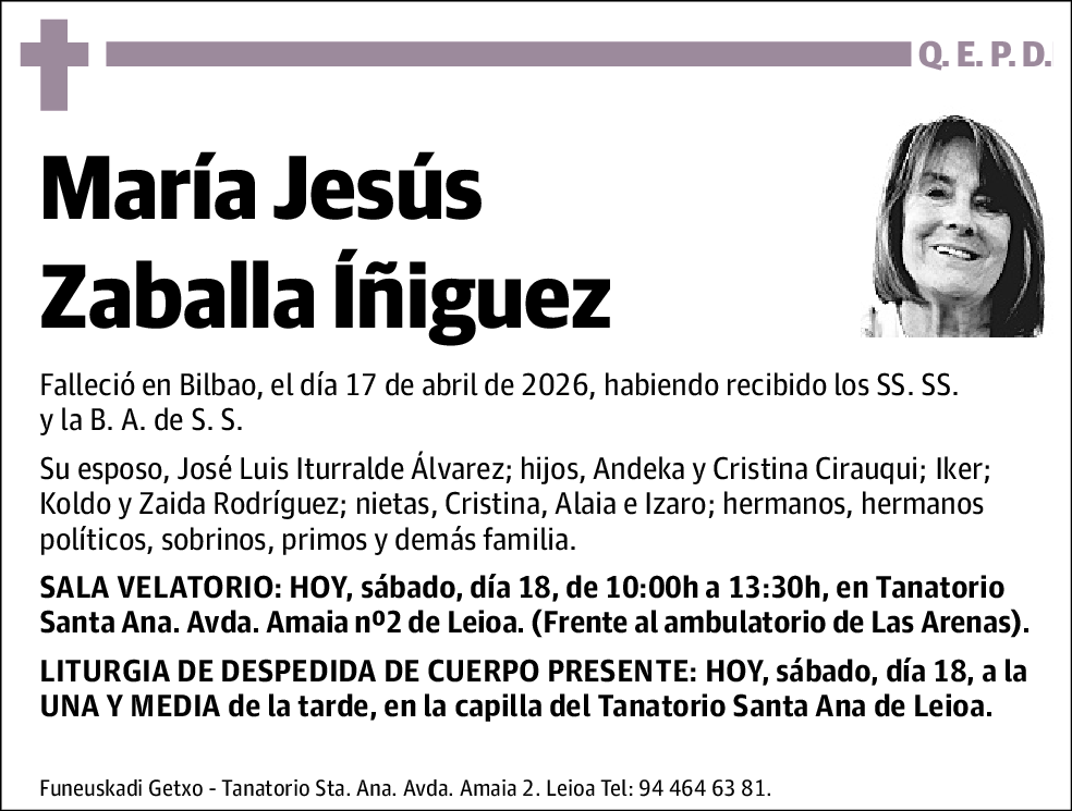 María Jesús Zaballa Iñiguez