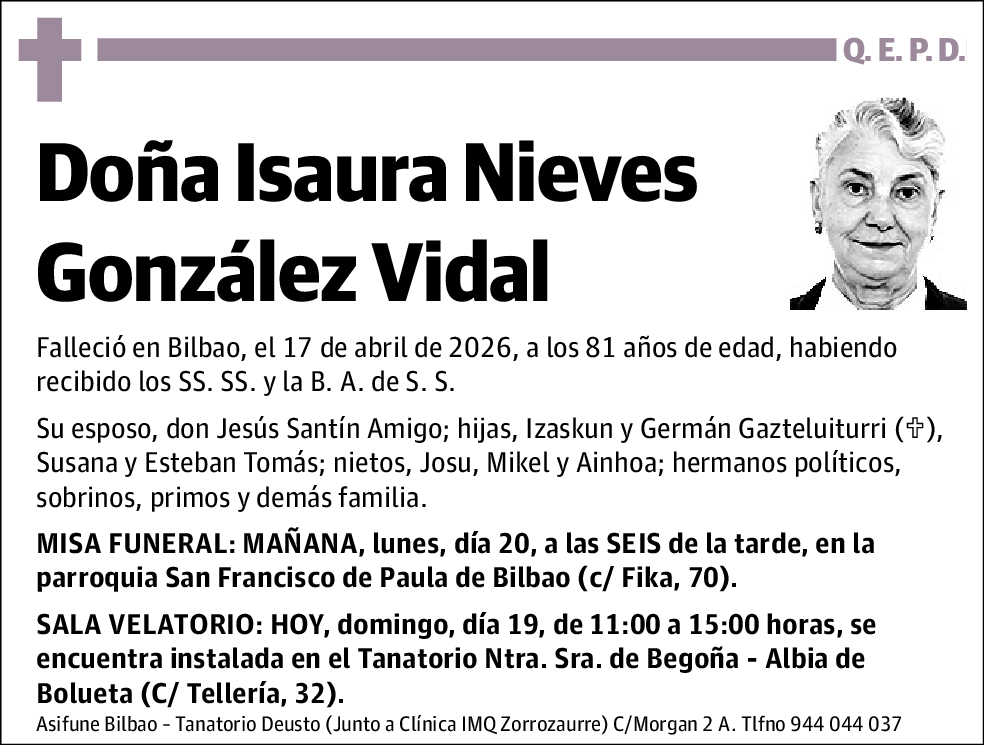 Isaura Nieves González Vidal