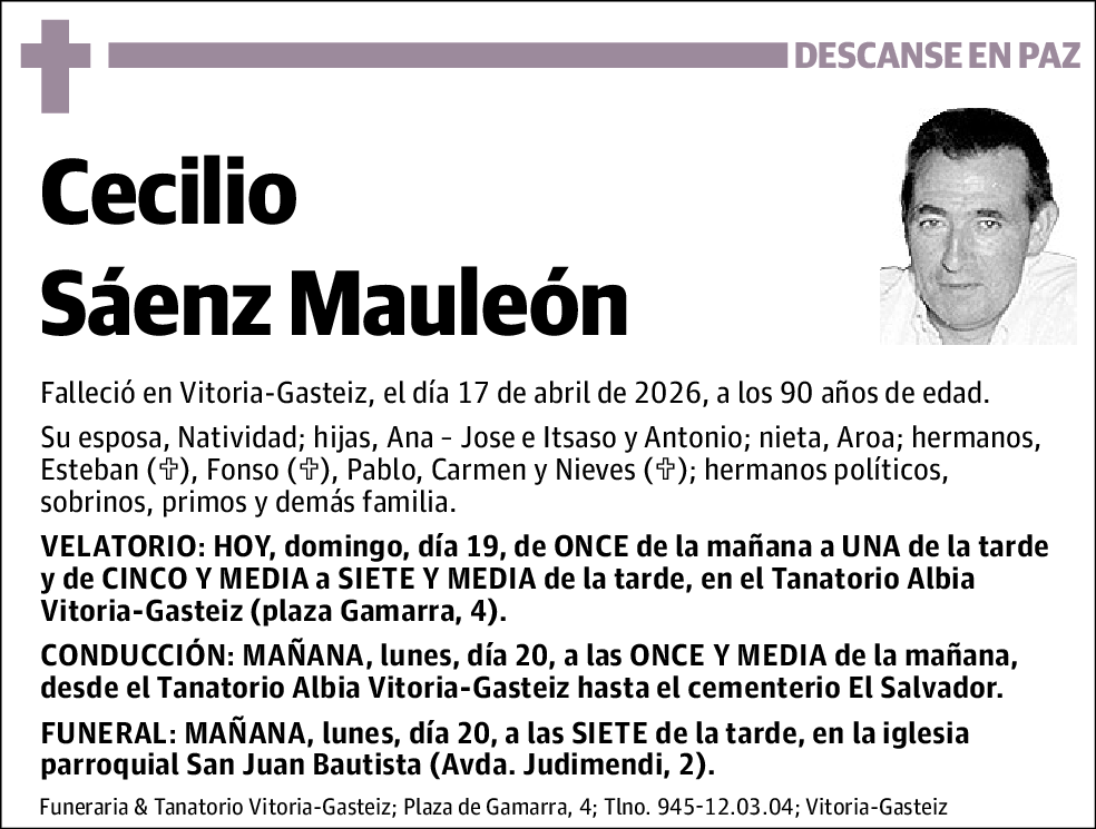 Cecilio Sáenz Mauleón