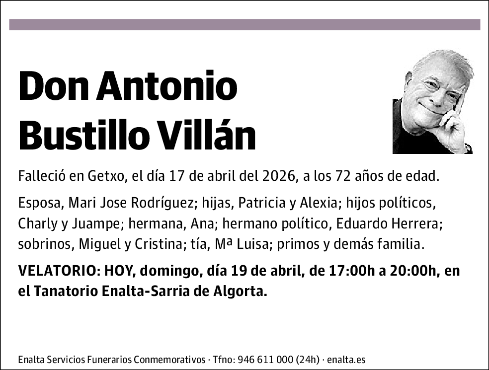 Antonio Bustillo Villán