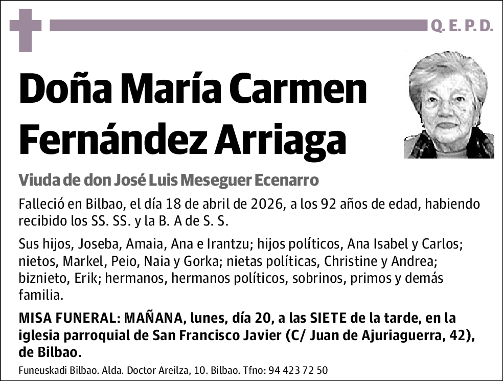 María Carmen Fernández Arriaga