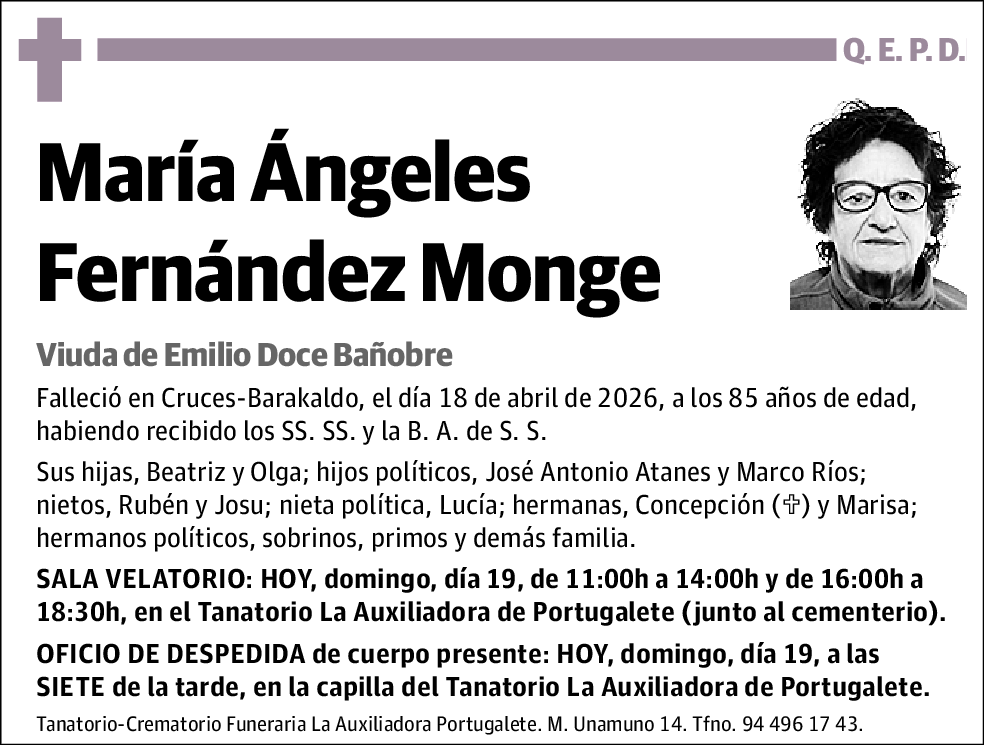 María Ángeles Fernández Monge