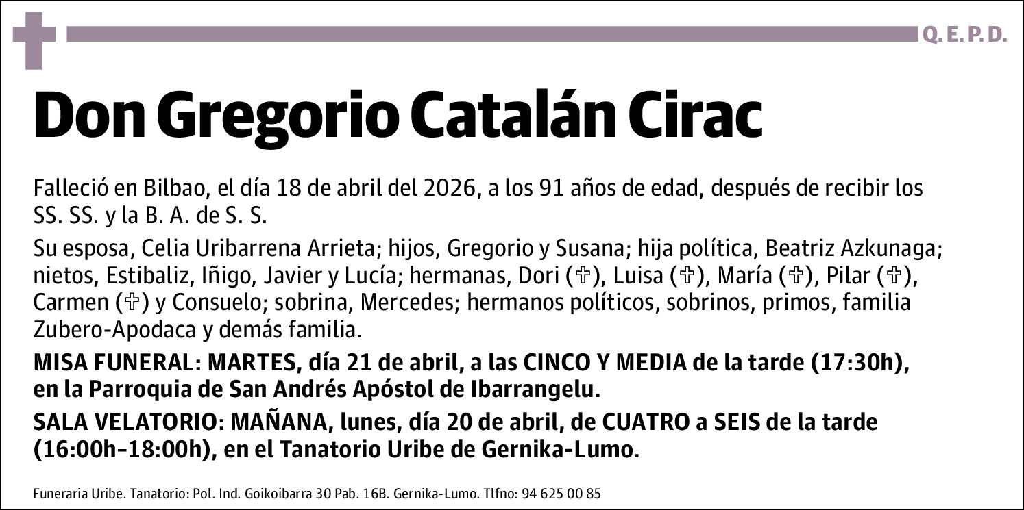 Gregorio Catalán Cirac