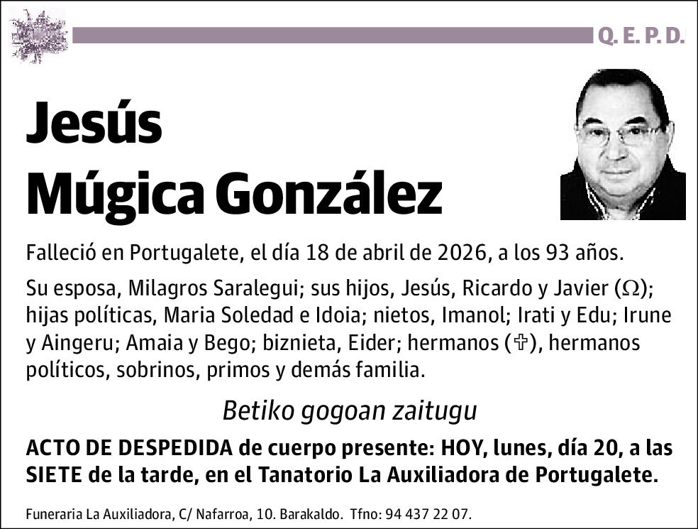 Jesús Múgica González