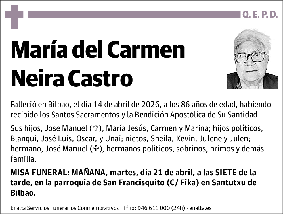 María del Carmen Neira Castro