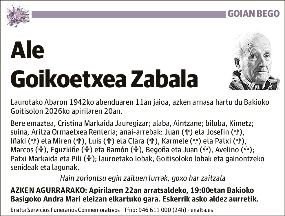 Ale Goikoetxea Zabala