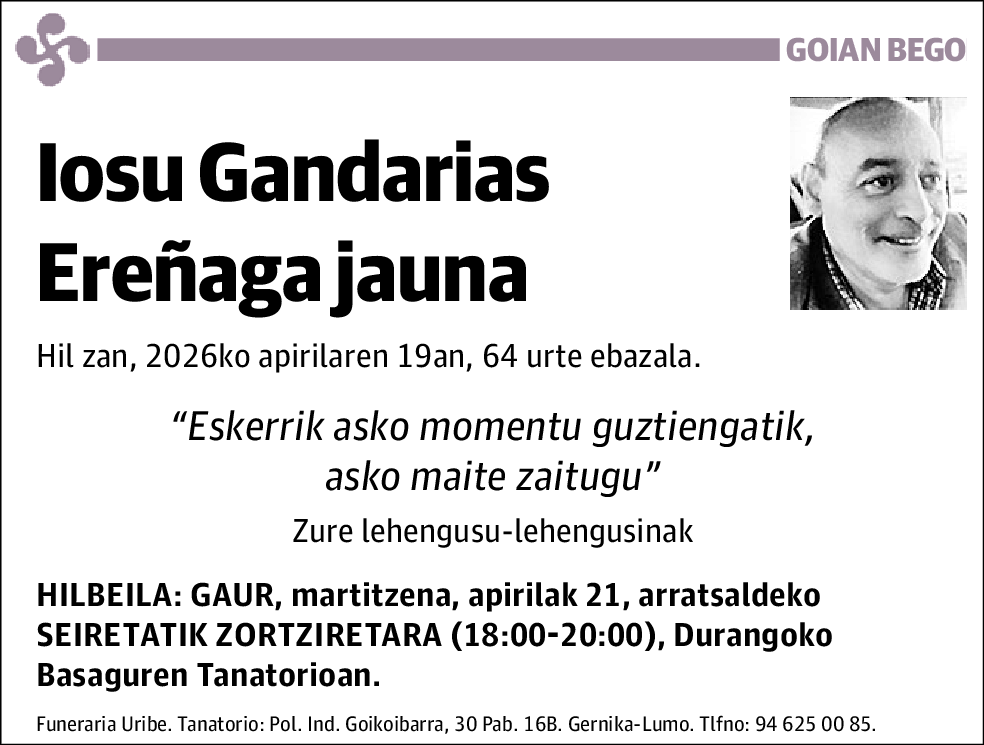 Iosu Gandarias Ereñaga