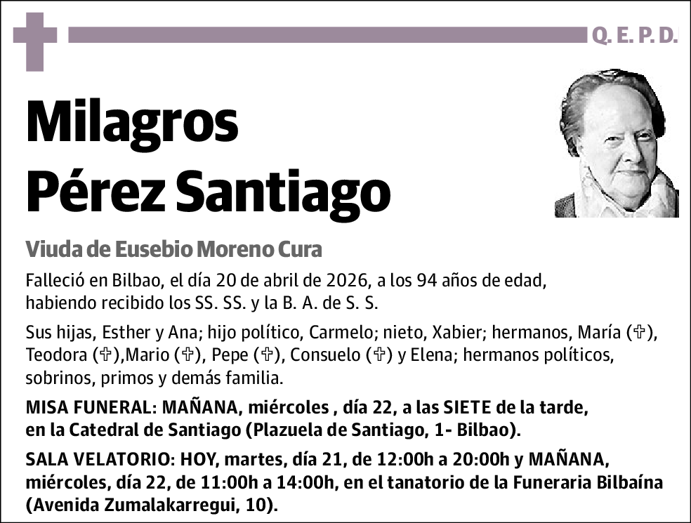 Milagros Pérez Santiago