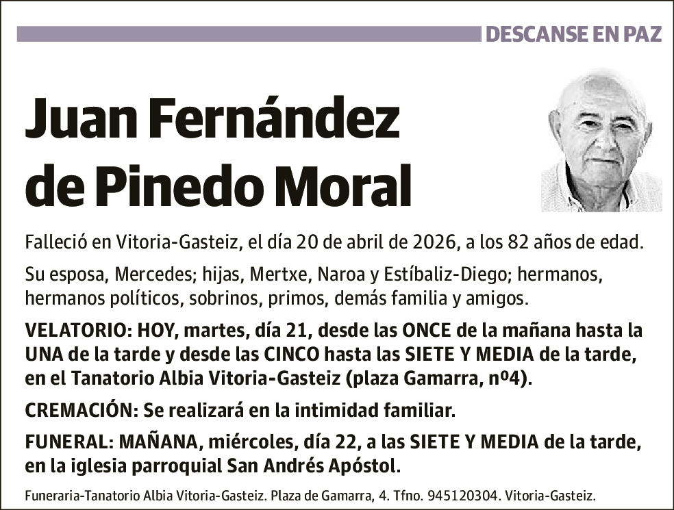 Juan Fernández de Pinedo Moral