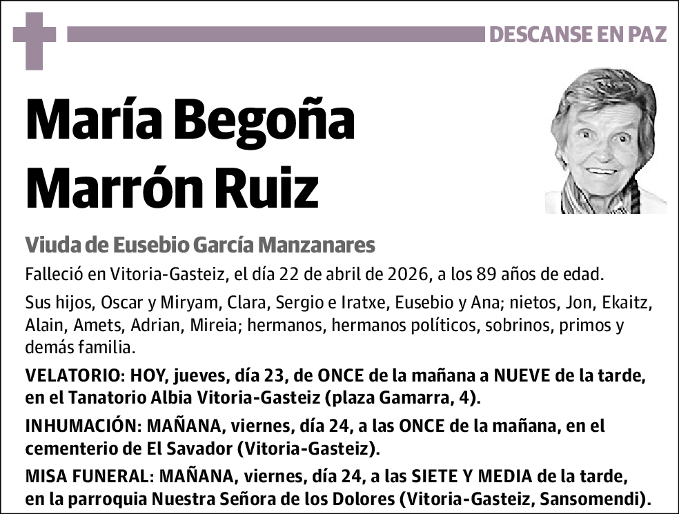 María Begoña Marrón Ruiz