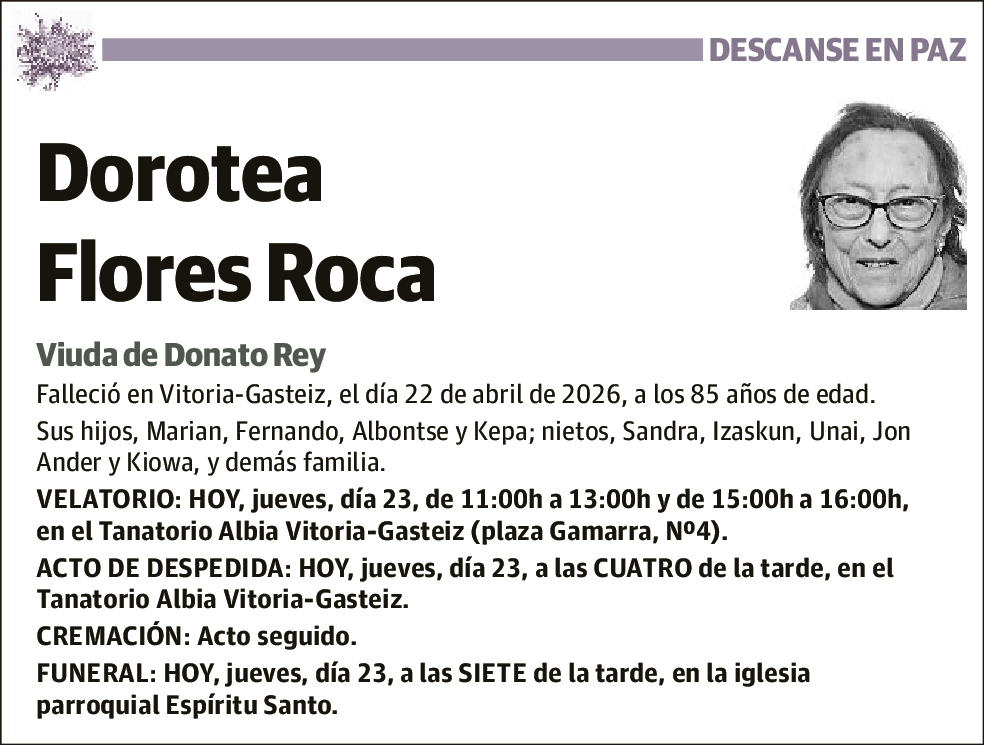 Dorotea Flores Roca
