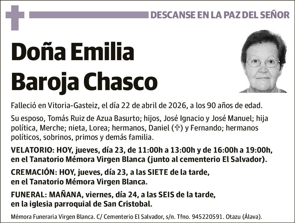 Emilia Baroja Chasco