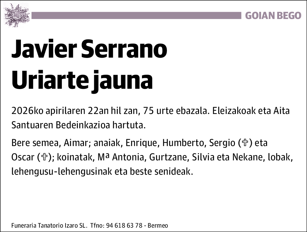 Javier Serrano Uriarte