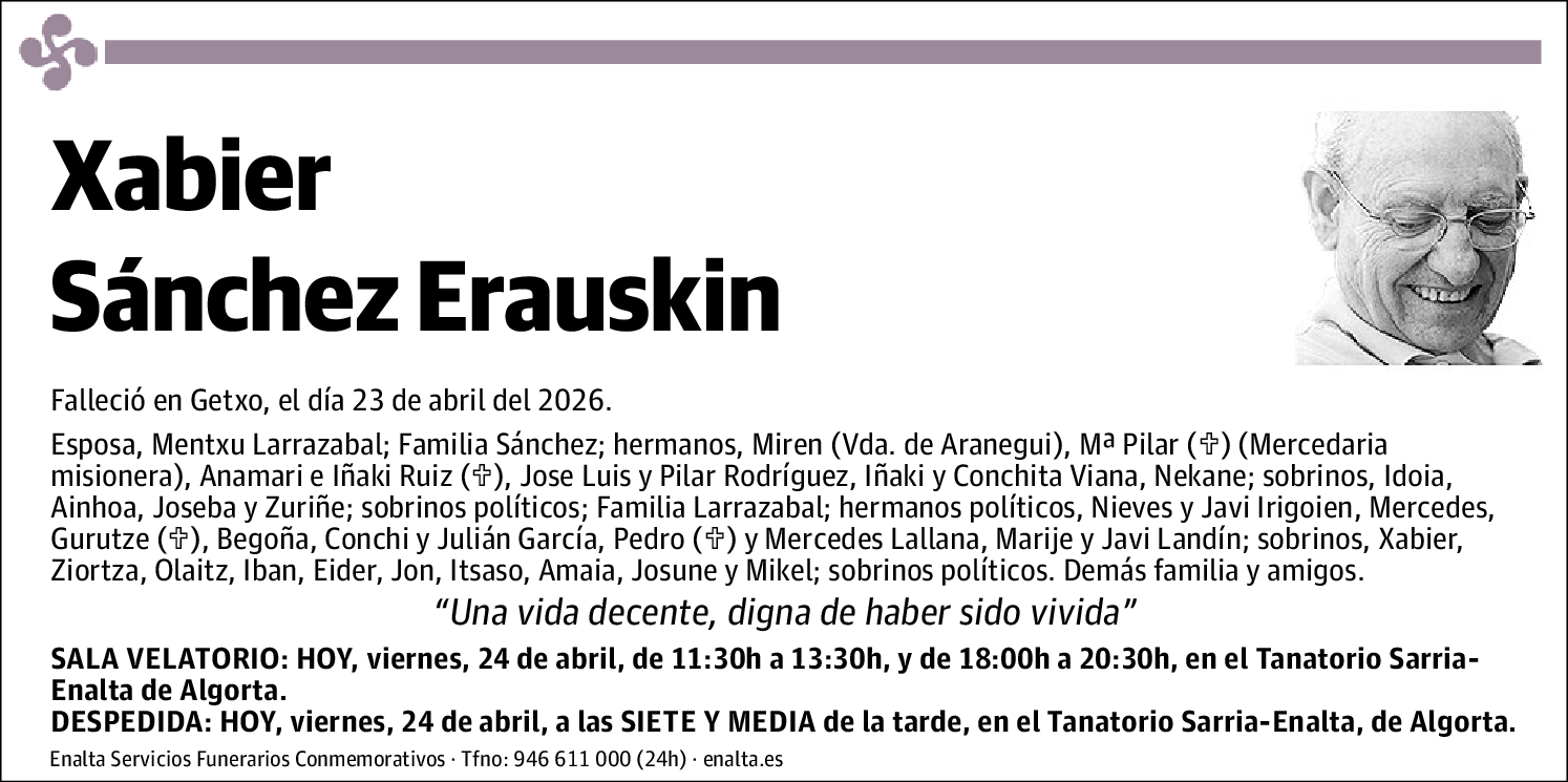 Xabier Sánchez Erauskin