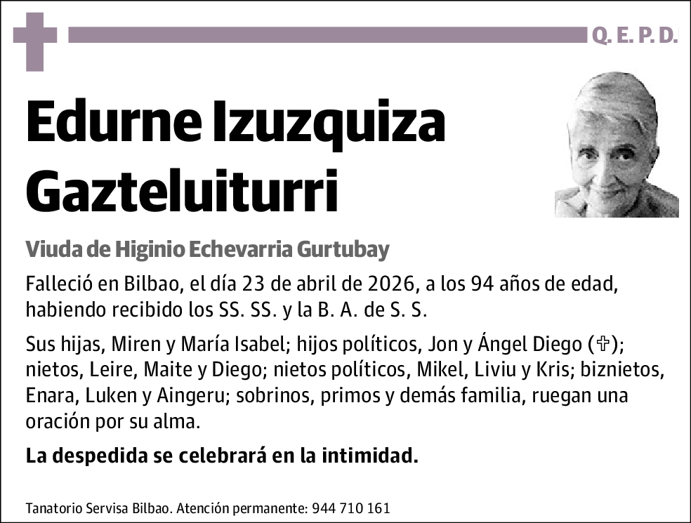 Edurne Izuzquiza Gazteluiturri