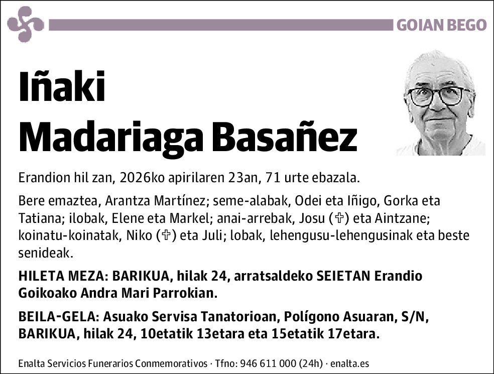 Iñaki Madariaga Basañez