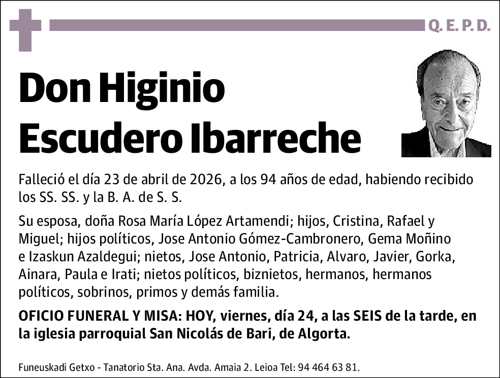 Higinio Escudero Ibarreche