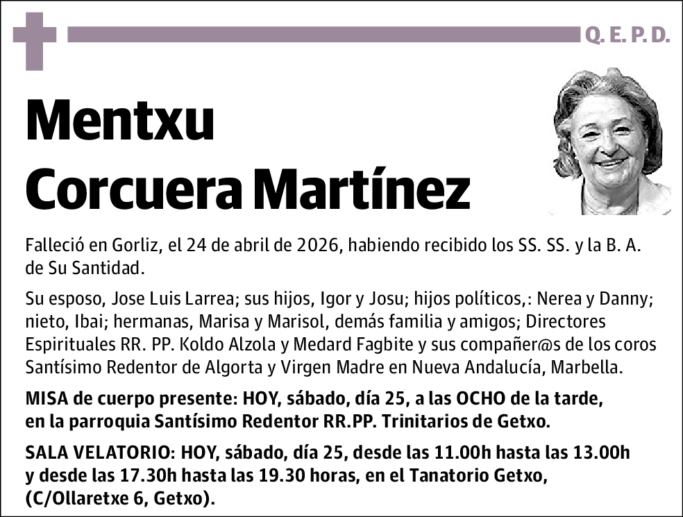 Mentxu Corcuera Martínez