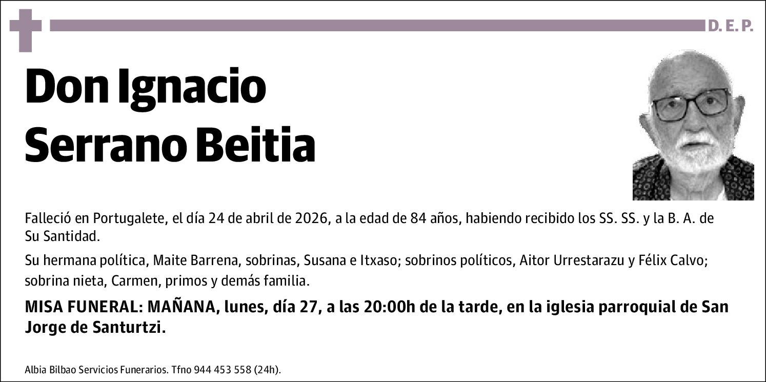 Ignacio Santiago Serrano Beitia