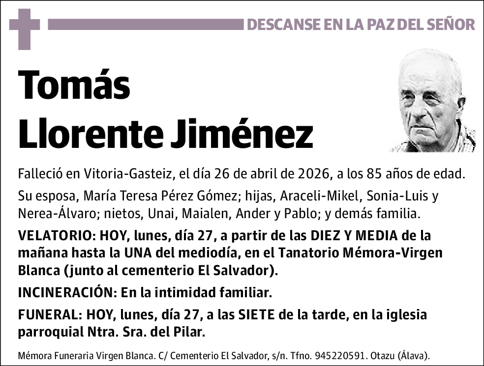 Tomás Llorente Jiménez