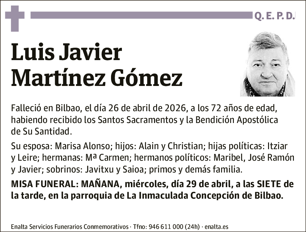 Luis Javier Martínez Gómez