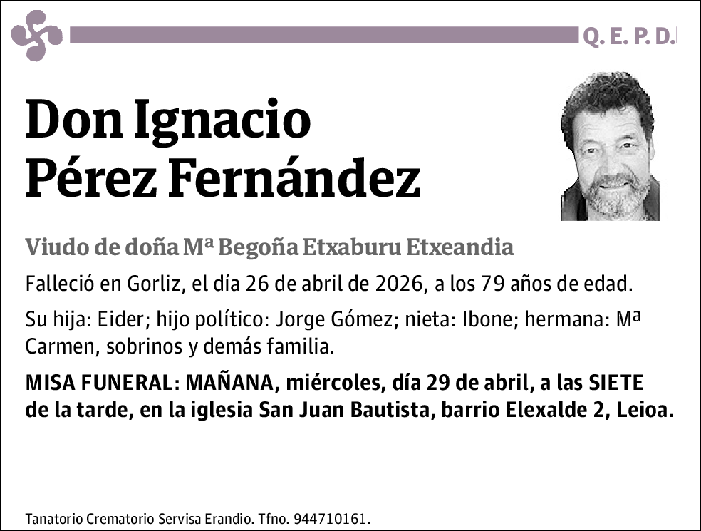 Ignacio Pérez Fernández