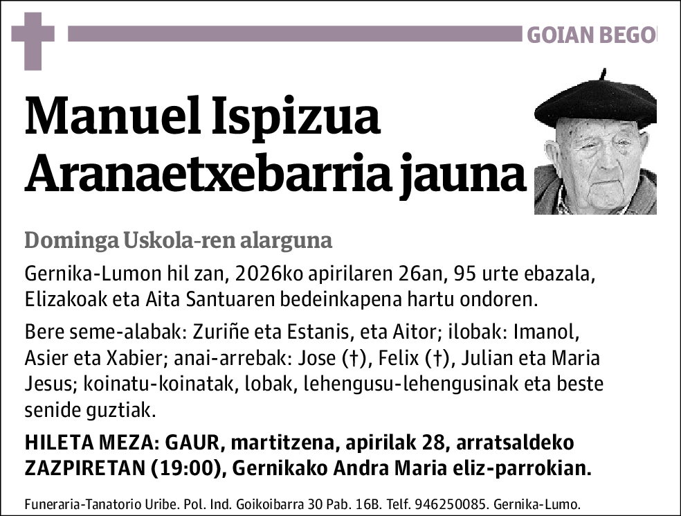 Manuel Ispizua Aranaetxebarria