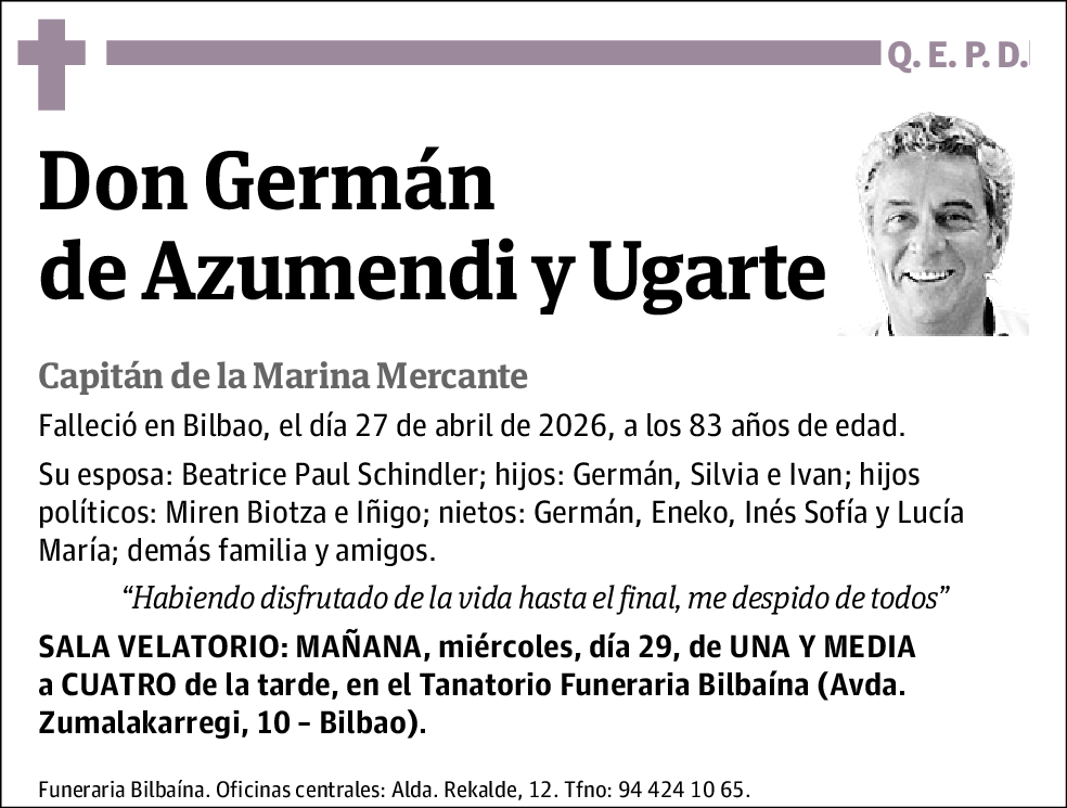 Germán de Azumendi y Ugarte