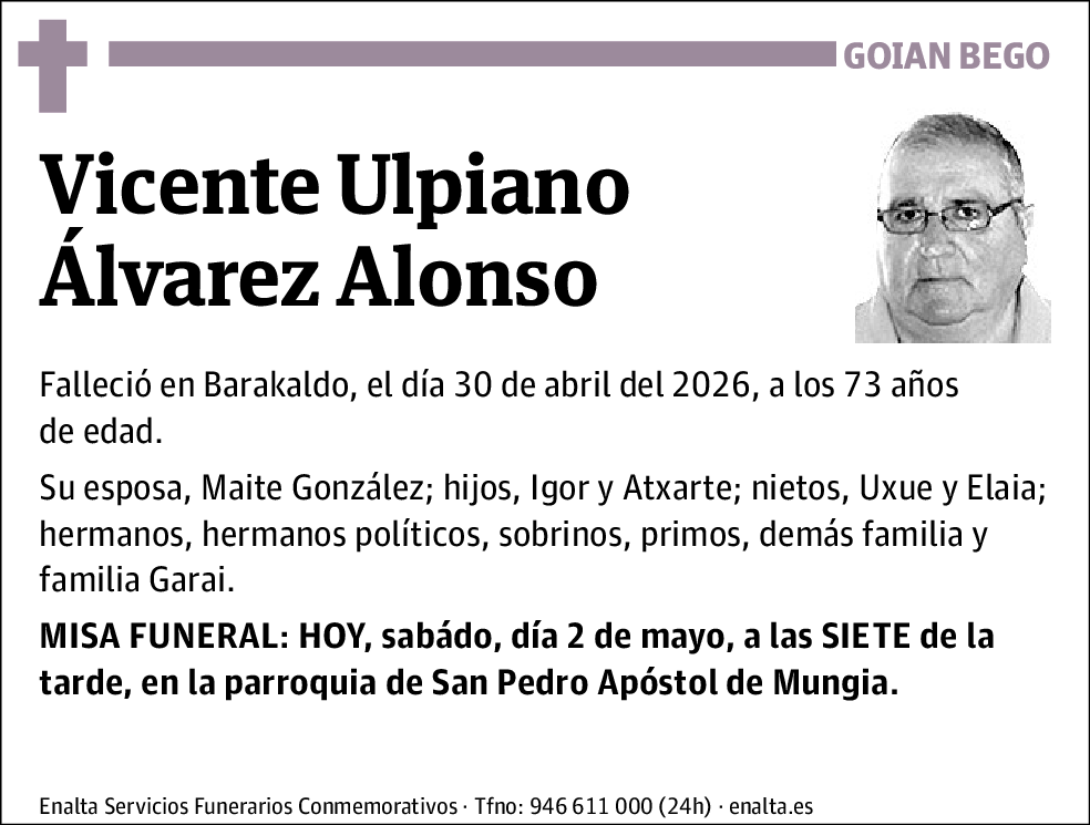 Vicente Ulpiano Álvarez Alonso