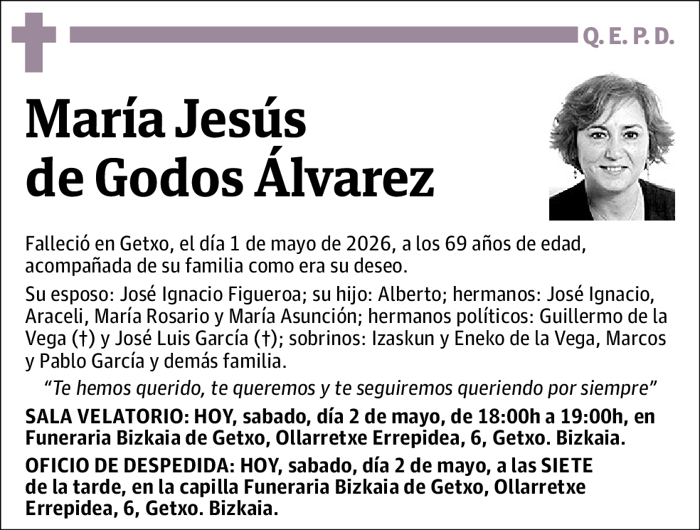 María Jesús de Godos Álvarez