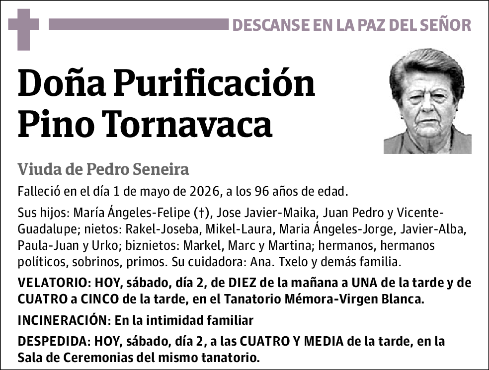 Purificación Pino Tornavaca