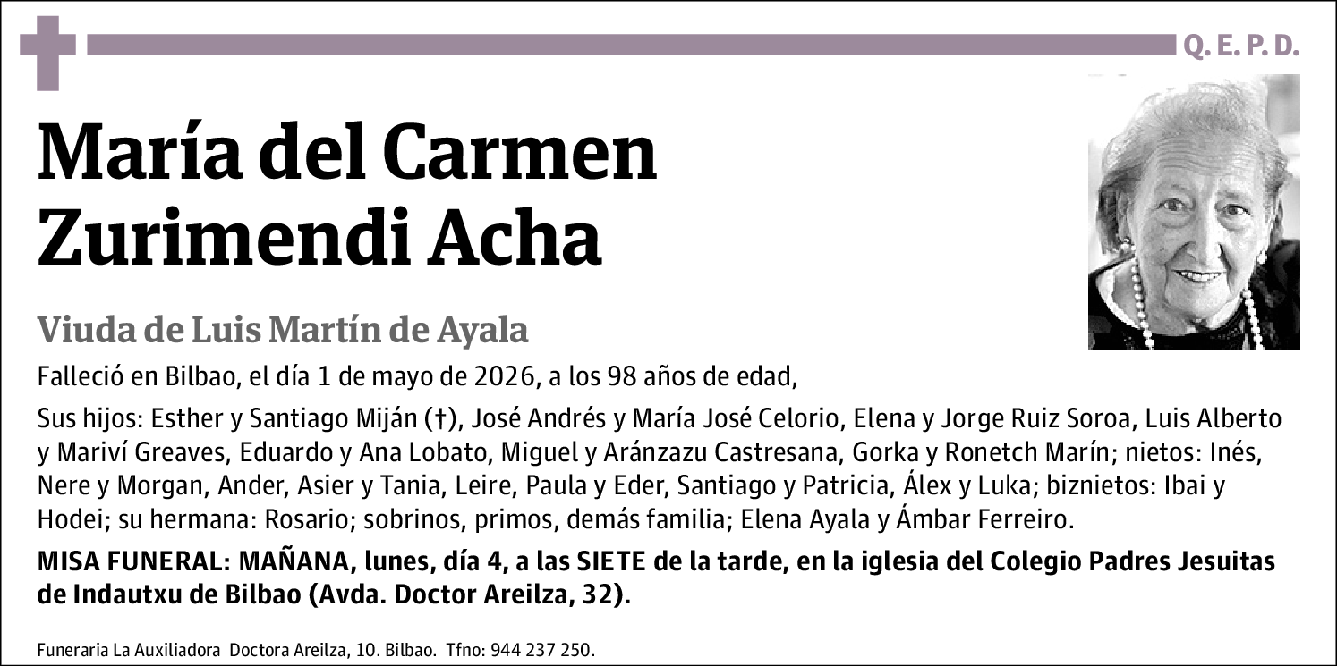 María Carmen Zurimendi Acha