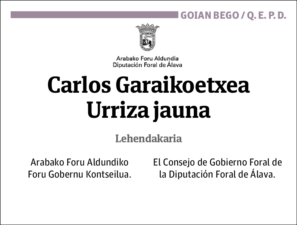 Carlos Garaikoetxea Urriza (Dfa)