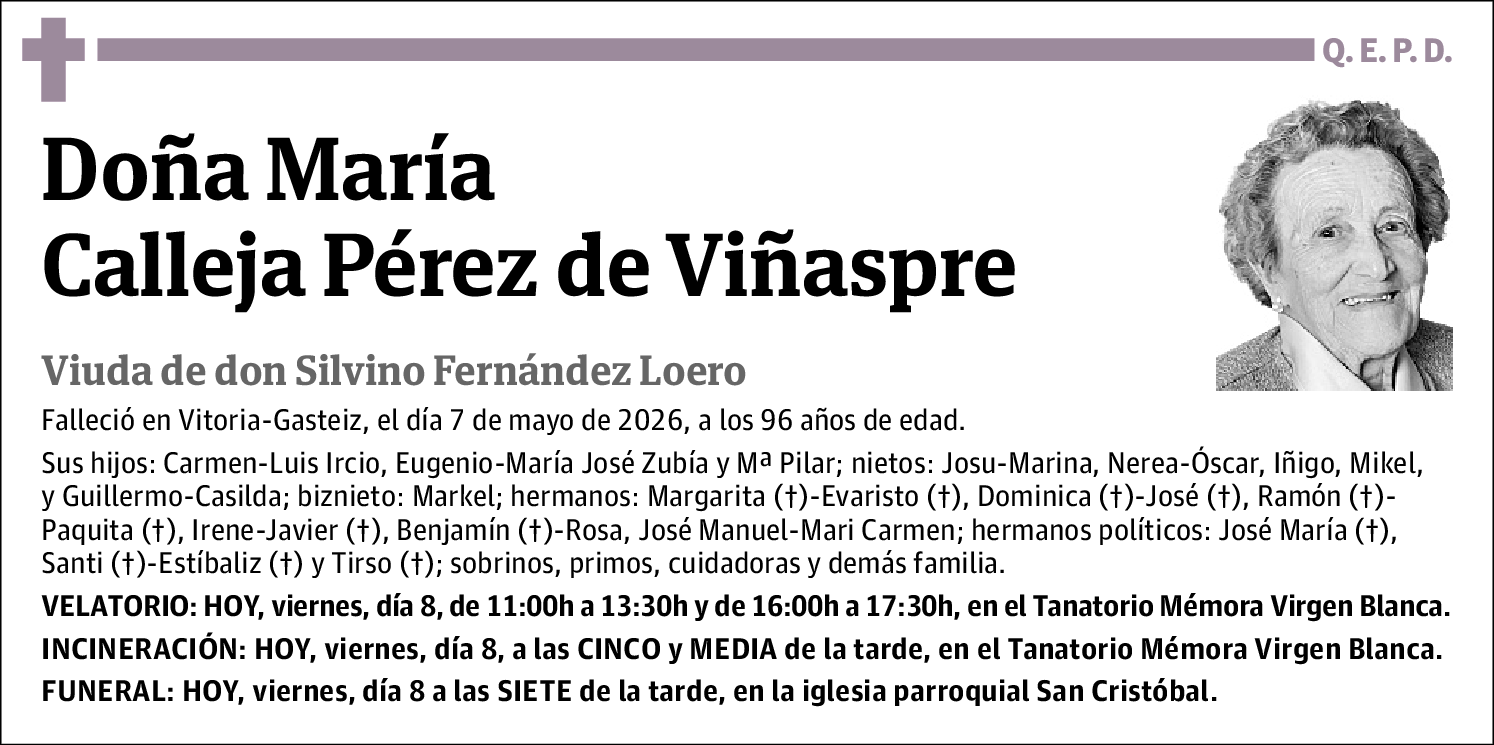 María Calleja Pérez de Viñaspre