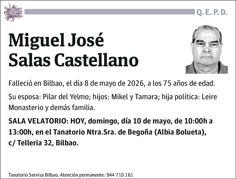 Miguel José Salas Castellano