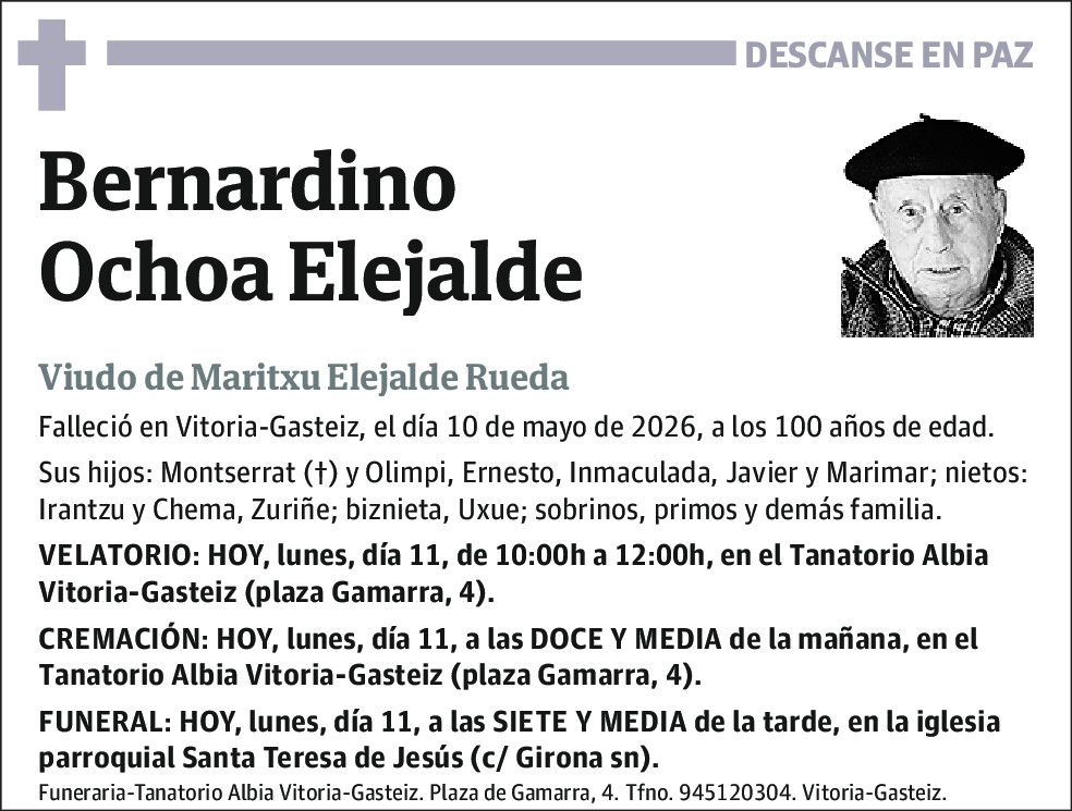 Bernardino Ochoa Elejalde